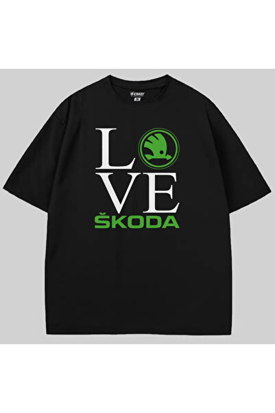 Crazy Μπλουζάκι Skoda Love oversized
