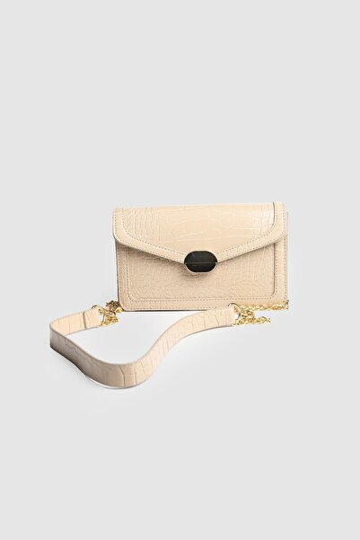 Store حقيبة نسائية بحزام من جلد التمساح موديل Lave