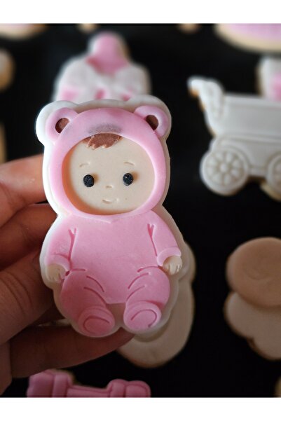 Mimosa Bakery Yenidoğan İsimli Bebek Biberon Elbise Beşik Araba Baby Şeker Ha...