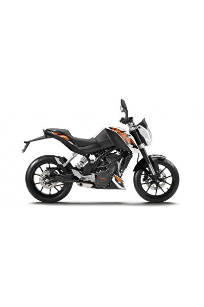 Motiker KTM Duke 200 Orjinal Tasarım Ön Grenaj ve Arka Kuyruk Sticker Modeli ...
