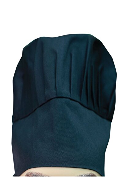 International Uniforms Chef Hat Adjustable Elastic Kitchen Chef Cap in Black ...