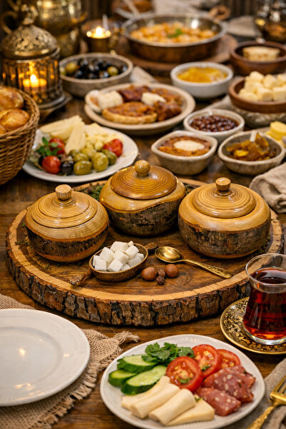 seymen bıçakçılık Kabuklu Ahşap Şekerlik – El Yapımı Doğal Ahşap Kapaklı Şeke...