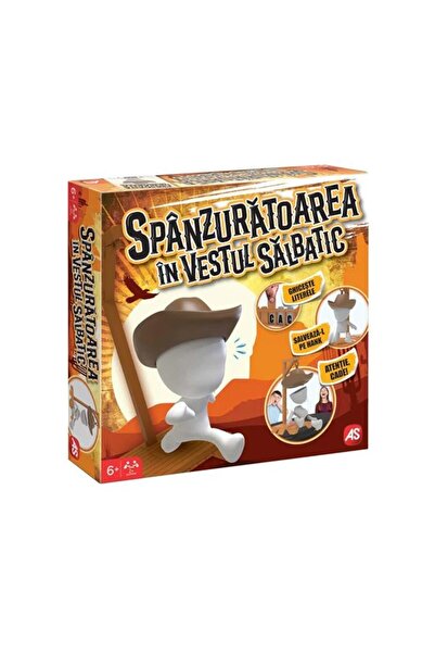 As Board Game The Hangman in the Wild West – Educational Word Game for Children