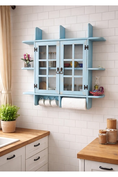 BozYapıDekorasyon DOĞA DOĞAL AHŞAP DEKORATİF MUTFAK RAFI TEREK