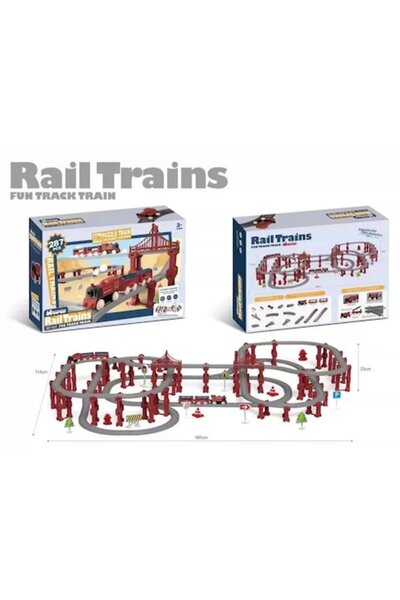 OEM Σετ Ηλεκτρικού Τρένου Joynix Adventure - Deluxe: 287 Τεμάχια, Διαδραστική...