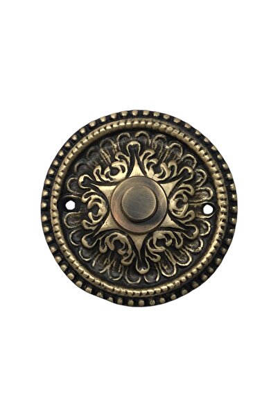 Galata Bronz Yuvarlak Motifli Kapı Zili, Antik