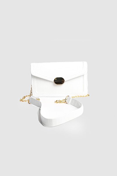 Store حقيبة نسائية بحزام من جلد التمساح موديل Lave