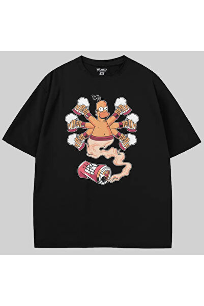 Crazy Tricou The Simpsons Homer Abracadabra supradimensionat