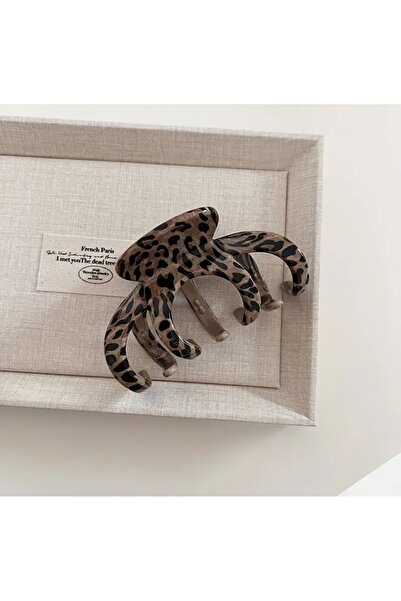 GÜLPEŞE Leopard Patterned Latch Buckle New Trend-06