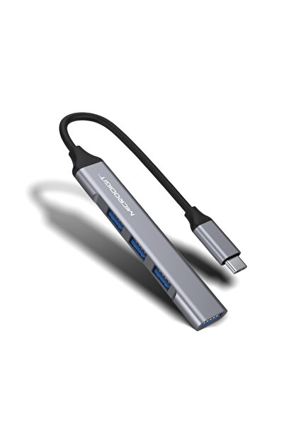 advisor Microdigit Port Adaptor 4in1 Type-C to 4 Port USB Hub