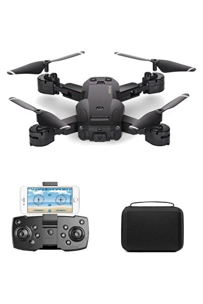AyrStore Başlangıç Drone 720P HD Kameralı Drone Katlanabilir Taşıma Çantalı 4...