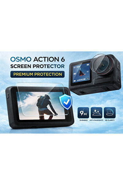 DJI Osmo Action 6 Ekran Koruma Seti