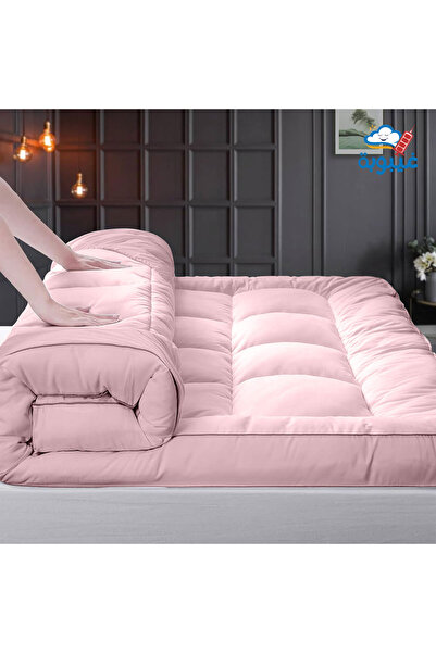 Ghaiboba لباد سرير فندقي فاخر ارتفاع 14 سم - متعدد المقاس - متعدد الألوان