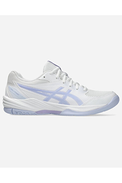 Asics حذاء GEL-TASK 4 للنساء لكرة الطائرة باللونين الأبيض والبرتقالي 1072A106...