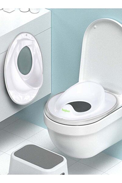 BAYBEE مقعد تيني تريك للأطفال - رمادي / أبيض