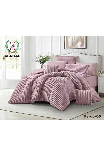 ALMIAAD Double winter comforter, luxurious velvet faux fur with a soft touch,...