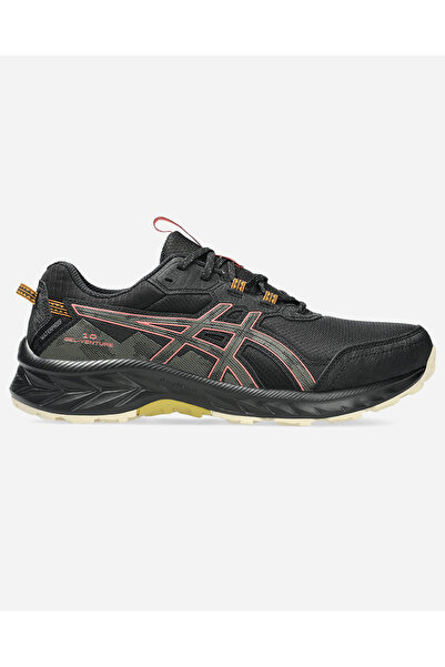 Asics حذاء الجري الخارجي الأسود للنساء GEL-VENTURE 10 مقاوم للماء 1012B760-002