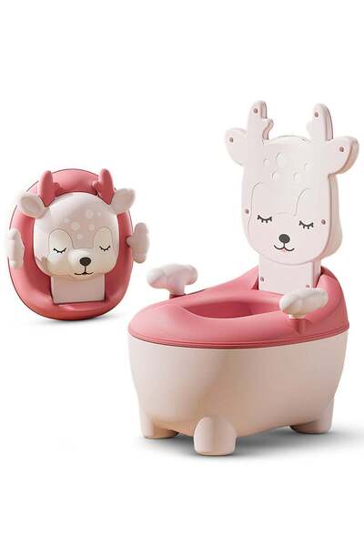 BAYBEE Deer Baby Potty Training Seat for Kids- Realistic Potty Toilet Seat wi...