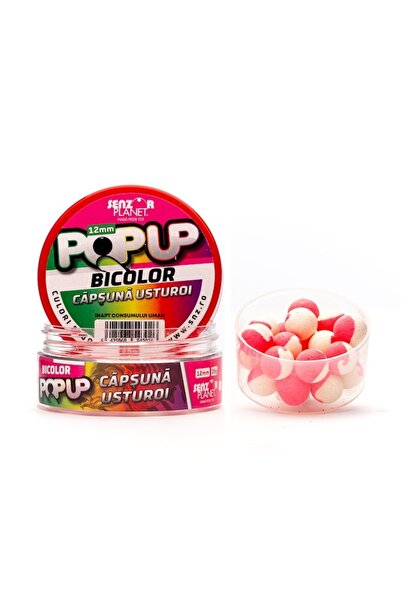 Senzor Planet POP-UP BICOLOR CAPSUNA & USTUROI (ALB-ROZ) 12mm 25g