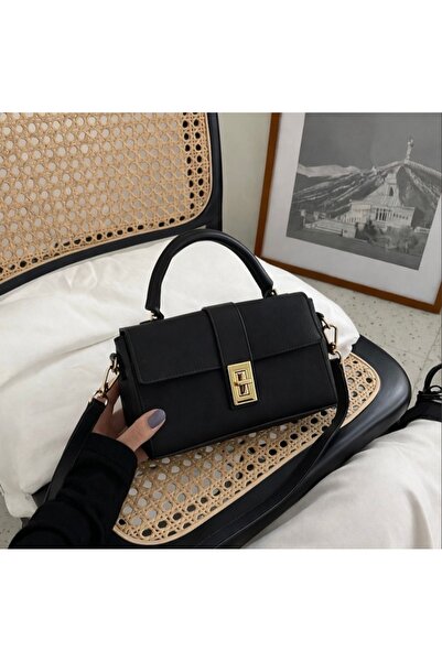 EZZY BLİSS Ezzybliss Women's Black Small Size Handbag Shoulder and Strap Bag