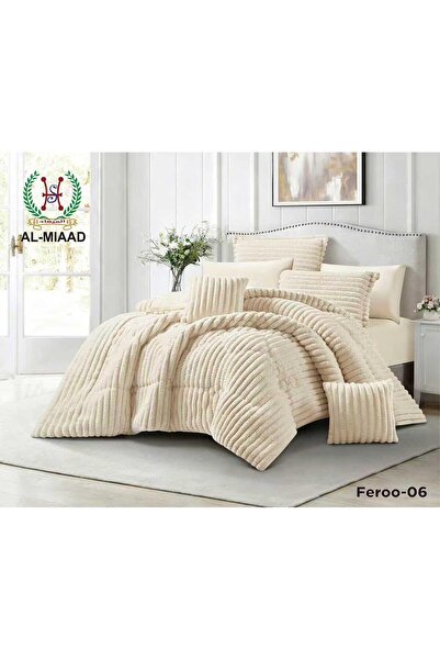 ALMIAAD Double winter comforter, luxurious velvet faux fur with a soft touch,...