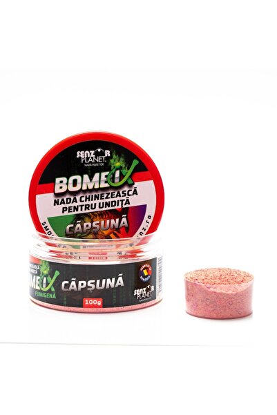 Senzor Planet Bombix Nada Fumigena Chinezeasca pentru Undita Capsuna (ROZ) 100g