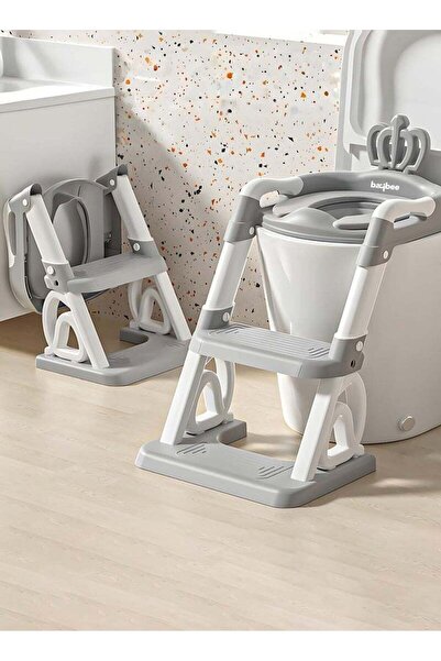 BAYBEE - Crown Western Toilet Potty Seat - Grey