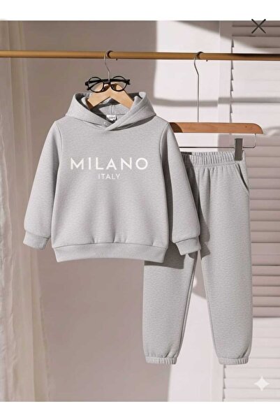 Nice Clothes Παιδικό Σετ Φόρμας με Κουκούλα UNISEX MILANO BASKII