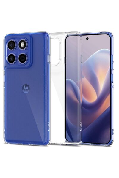 Tech-Protect Husă transparentă pentru Motorola Edge 60 Pro - FlexAir de la