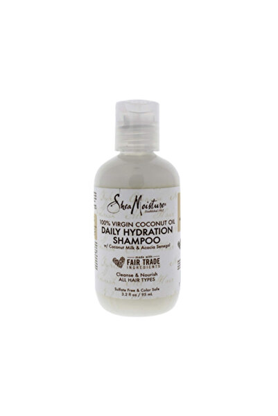 BRONZENET Moisture Daily Hydrating Shampoo with 100% Virgin Coconut Oil (3.2 oz)