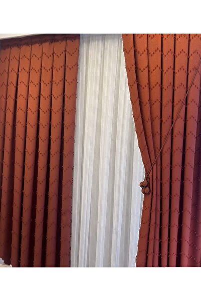 Vooralles Eerliefdevol 1/3 Sık Pile Tek Kanat Zikzak Ponpon 19 Kiremit Fon Pe...