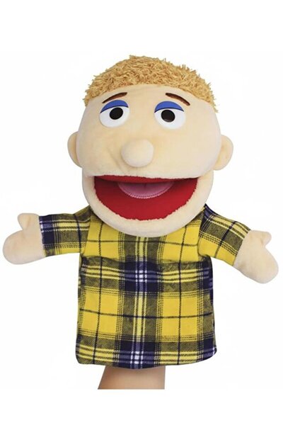 Marsel oyuncak Mouth Moving Hand Puppet Human Figure