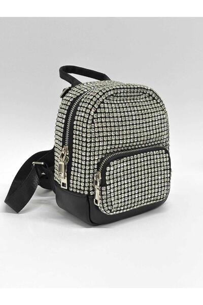 Legend Aksesuar Kadın Taşlı Mini Boy Sırt Çantası