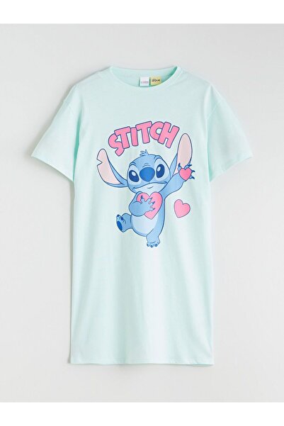 LC Waikiki LCW Kids Stitch Baskılı Kız Çocuk Gecelik
