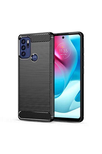 Tech-Protect Motorola Moto G60s Black TPU Carbon Protective Case