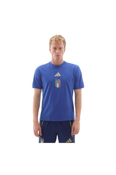 adidas Jz2067-E Italy 26 Tee Men's T-Shirt Blue