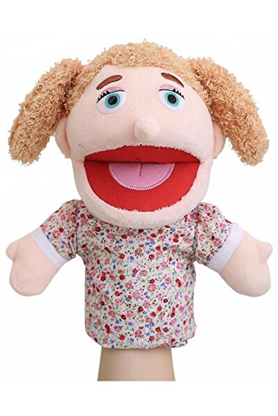 Marsel oyuncak دمية يد على شكل إنسان مع فم متحرك