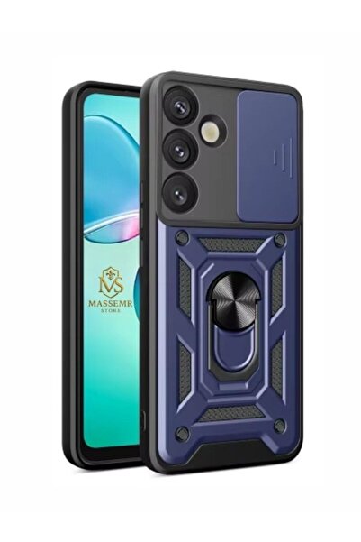 Massemr Samsung Galaxy S26 Tank Lens Ringed Silicone Case Shock-Absorbing Cam...