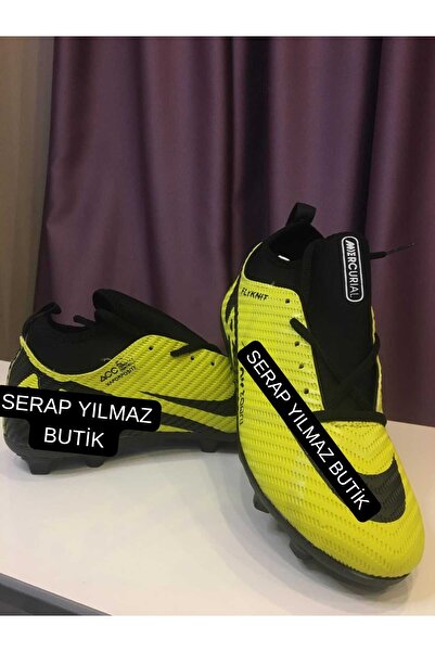 Serap Yılmaz Butik BİLEKLİ ÇORAPLI DİŞLİ KRAMPON HALI SAHA AYAKKABISI