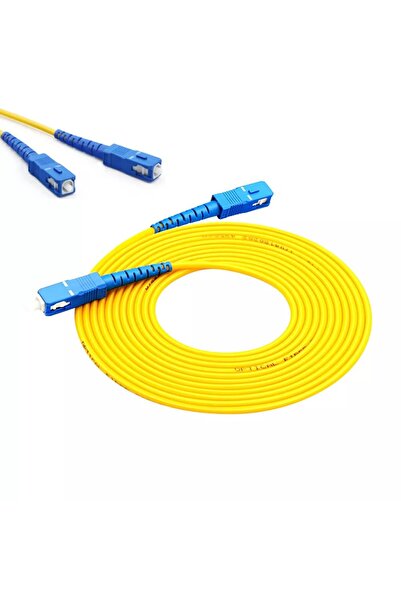 Fiber Optik Kablo 40 Metre Sc-Sc Sm Simplex Lszh Os2 2.0mm Ev-Ofis Internet çin Uygundur