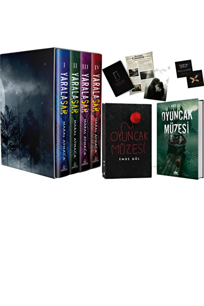 Ephesus Yayınları Yaralasar Serisi Seti 4 Kitap Ciltli Kutulu ve Oyuncak Müze...