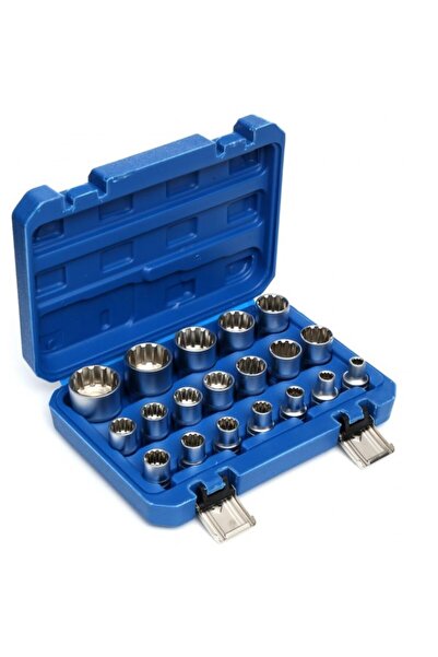 Kraft&dele Set chei tubulare, KD10347, 19 piese