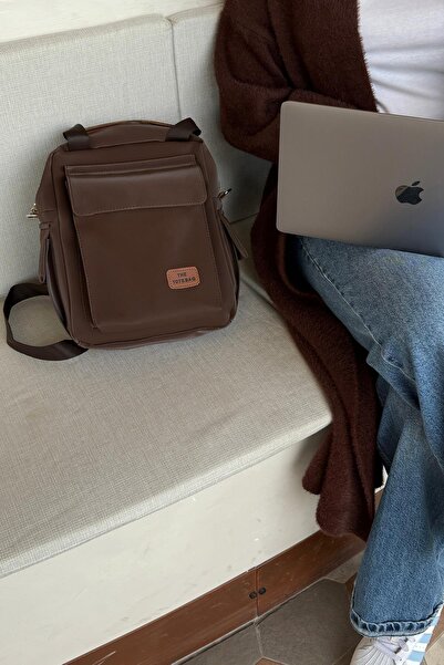 Store Lancy Model Satin Multi-Compartment Women's Backpack