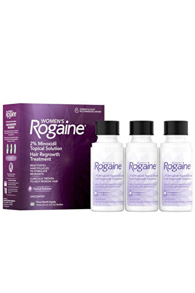 Rogaine Women's 2% Topical Solution for Hair Thinning, Clinically Proven FDA ...