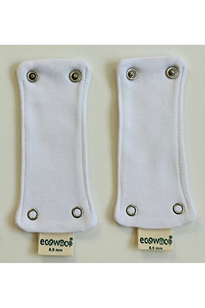 ecowoco جهاز تطويل الجسم من القطن العضوي مع 2 مشبك (8.5 ملم) 2 قطعة