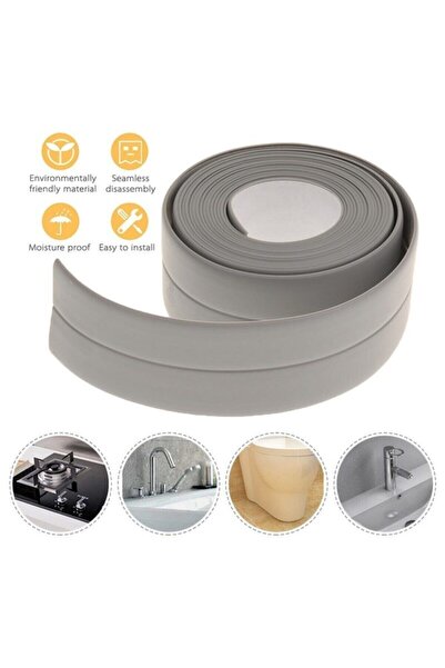 tafce Gri Duş Pvc Lavabo Küvet Tezgah Banyo Mutfak Pencere 3,2 Mt Su Geçirmez...