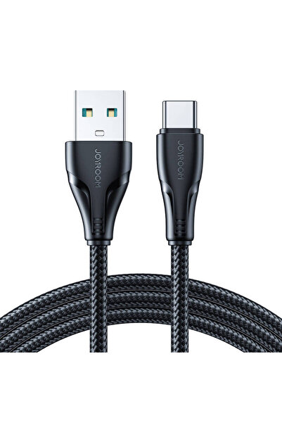 Joyroom USB to USB-C Fast Charge & Data Cable 3A, 480Mbps, 0.25m, Black