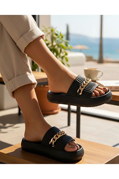 Twingo Καθημερινές Ορθοπεδικές Γυναικείες Παντόφλες με Αλυσίδα