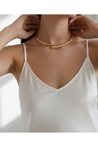 mostbeautifull Gold Tasma Model Kolye