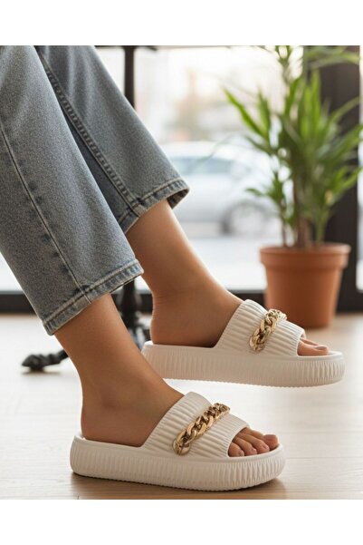 Twingo Καθημερινές Ορθοπεδικές Γυναικείες Παντόφλες με Αλυσίδα